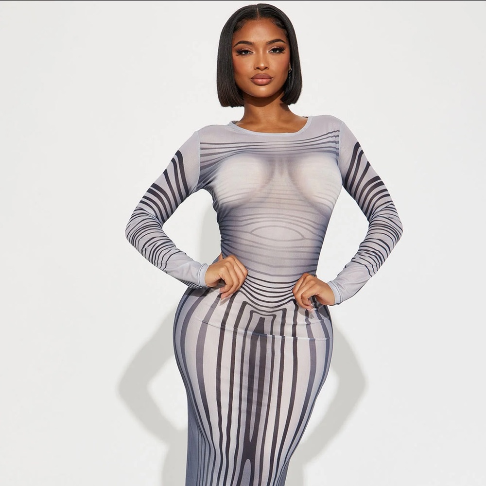 Fashion Nova Mesh Dress